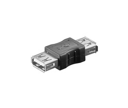Microconnect USB 2.0 A-A F-F USB A Black