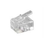 Microconnect KON501-10 wire connector RJ11 Transparent