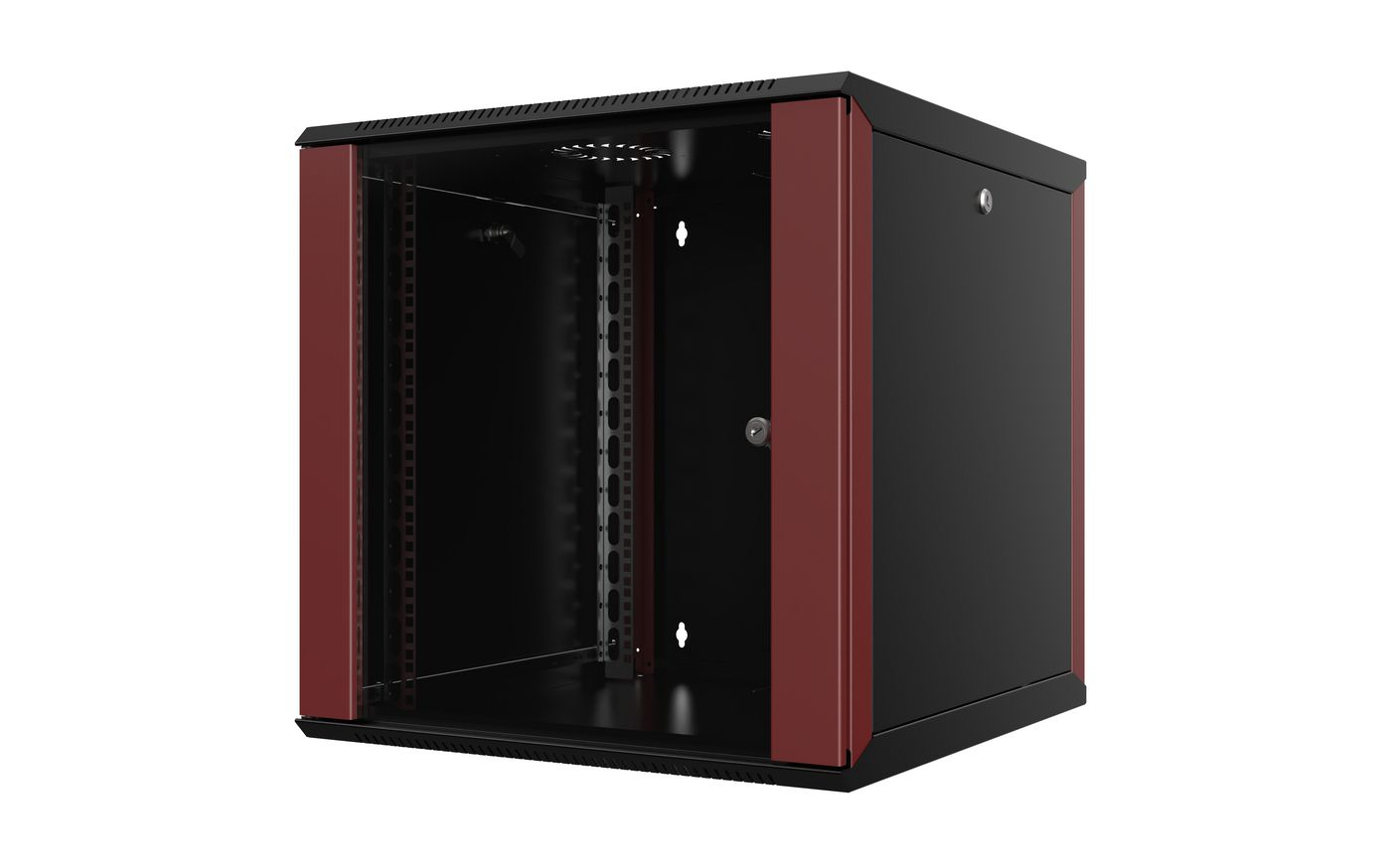 Lanview Black Ruc12u60br Rack Cabinet 12U Wall Mounted Rack