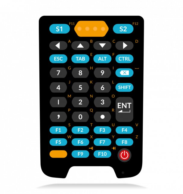 Newland N7-W-S3 RFID-handdatorer 10,2 cm (4") 480 x 800 pixlar Pekskärm 360 g Svart