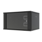 Lanview RWF07U45BL rack cabinet 7U Wall mounted rack Black