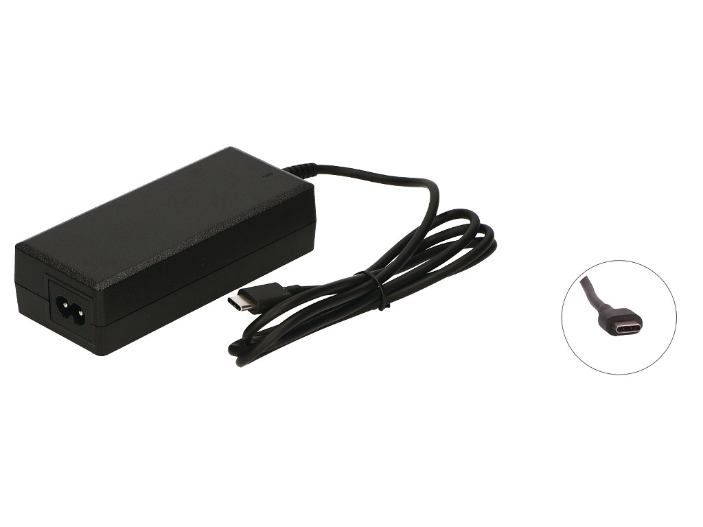 2-Power 2P-0A001-00896300 power adapter/inverter 65 W Black