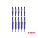 Zebra Eco SARASA Gel Retractable Rollerball CLIP 0.7mm Pen Blue Ink Box 12