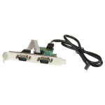 StarTech.com 24in Internal USB Motherboard Header to 2 Port Serial RS232 Adapter