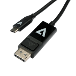 V7 V7UCDP-2M Cable Converter (male/female) USB Type-C 3.2 Gen 1 DisplayPort Black