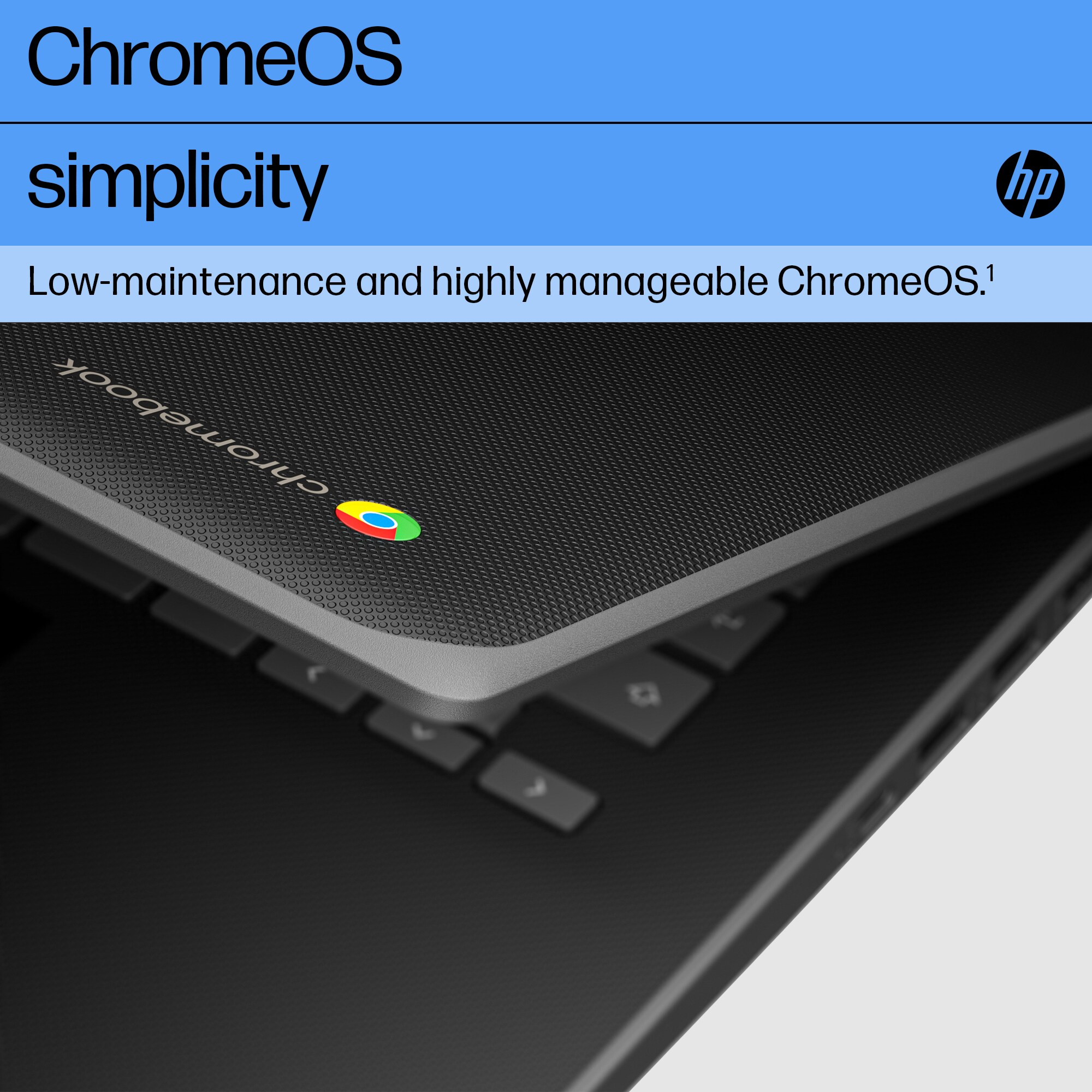 HP Fortis G1i 14 inch Chromebook Intel® N N150 35.6 cm (14") Touchscreen Full HD 8 GB LPDDR5x-SDRAM Wi-Fi 6E (802.11ax)