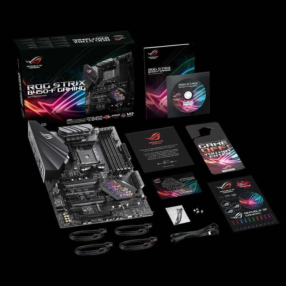 Asus Rog Strix B450 F Gaming Socket Am4 Amd B450