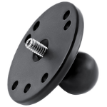 RAM Mounts Ball Adapter with Round Plate and 1/4"-20 Threaded Stud