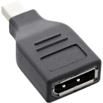 InLine DisplayPort Adapter, mini DisplayPort male / DisplayPort female, 4K/60Hz