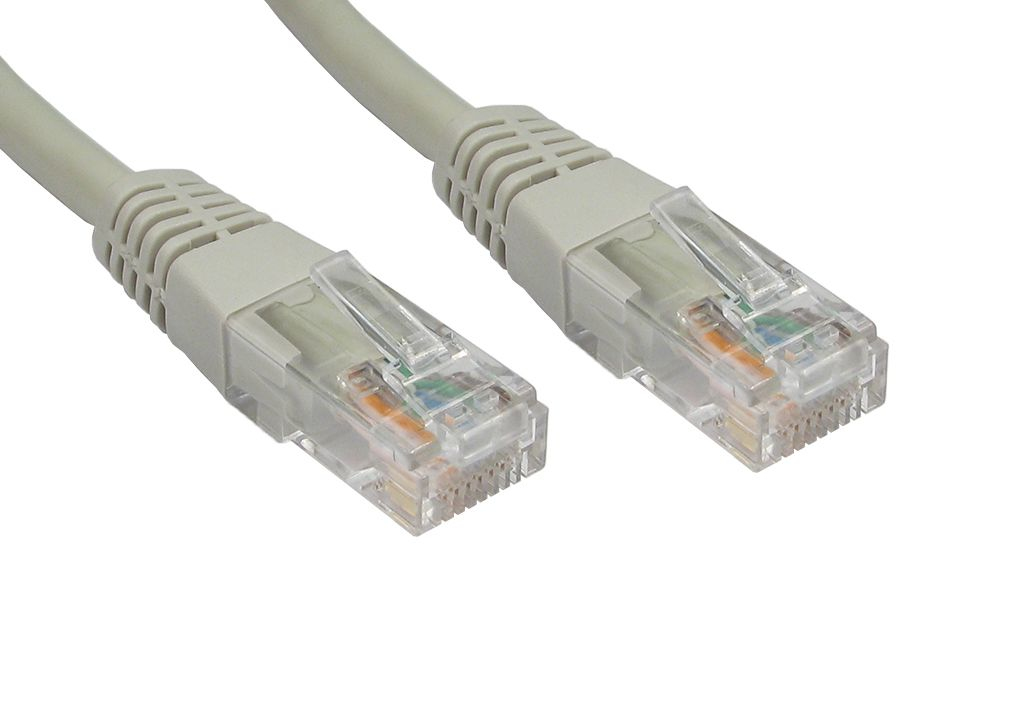 Image of Cables Direct 10m Cat6 networking cable Grey U/UTP (UTP)