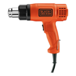 Black & Decker KX1650-QS heat gun Hot air gun 740 l/min 600 °C 1750 W Black, Orange