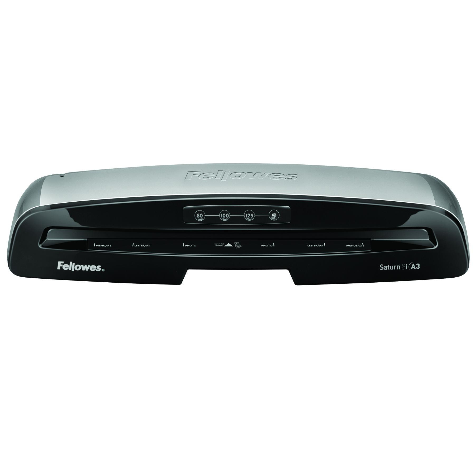 Image of Fellowes Saturn 3i Cold/hot laminator 300 mm/min Black, Silver