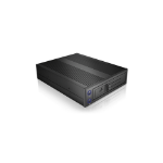 ICY BOX IB-176SSK-B 13.3 cm (5.25") Storage drive tray Black