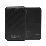 NECNON POWERBANK NPW-05FB Necnon 5000mAh CARGA 2.1A 1 A 2 CARGAS INDICADOR LED ENTRADA Y SALIDA TIPO C NEGRO CARGA ACELERADA NBPB0501FB -