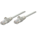Intellinet Network Patch Cable, Cat5e, 2m, Grey, CCA, U/UTP, PVC, RJ45, Gold Plated Contacts, Snagless, Booted, Lifetime Warranty