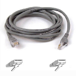 Belkin RJ45 CAT-6 Snagless STP Patch Cable 5m grey 5m Grey networking cable