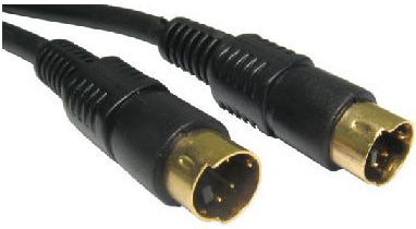 Cables Direct 2VV-15 S-video cable 15 m Black