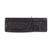 Logitech K120 teclado USB AZERTY Francés Negro