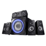 Trust GXT 658 Tytan 5.1 speaker set 90 W Universal Black 5.1 channels