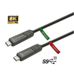 Vivolink PROUSBCMM15OP USB cable 15 m USB 3.2 Gen 2 (3.1 Gen 2) USB C Black