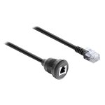 DeLOCK 91086 networking cable Black 0.5 m