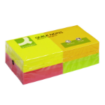 Q-CONNECT KF10508 note paper Rectangle Assorted colours 80 sheets