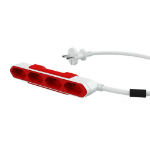 Allocacoc PowerBar power extension 1.5 m 4 AC outlet(s) Indoor Red, White