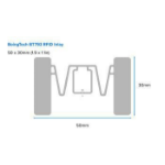 Zebra LABEL, PAPER, 54X35MM_ DIRECT THERMAL, Z-SELECT 2000D , COATED, PERMANENT ADHESIVE, 76MM CORE,SAMPLE, RFID, 100/ROLL