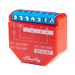 Shelly PLUS 1PM electrical relay Red