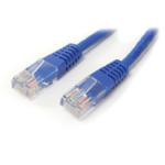 StarTech.com 15m Cat5e Blue Molded RJ45 UTP Cat 5e Patch Cable - 15 m Patch Cord