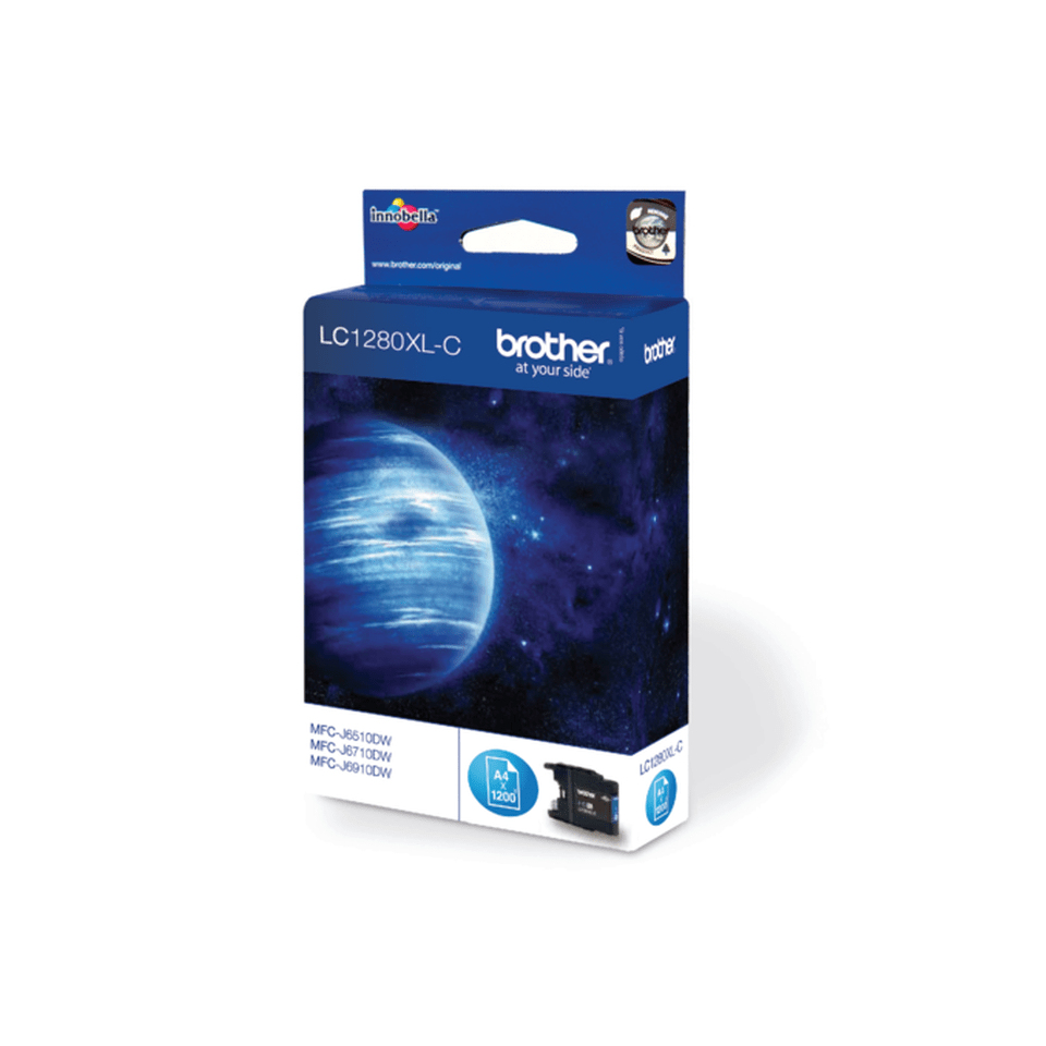 Brother LC1280XLC Inkjet Cartridge High Yield Cyan LC1280XLC