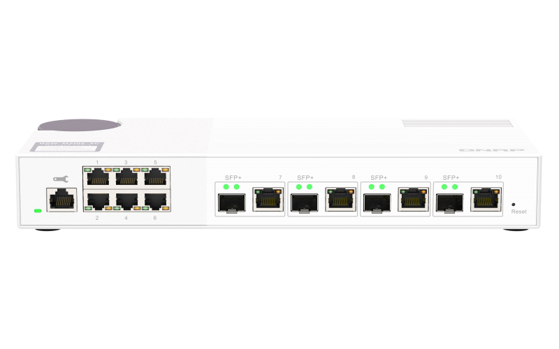 Image of QNAP QSW-M2106-4C network switch Managed L2 2.5G Ethernet...