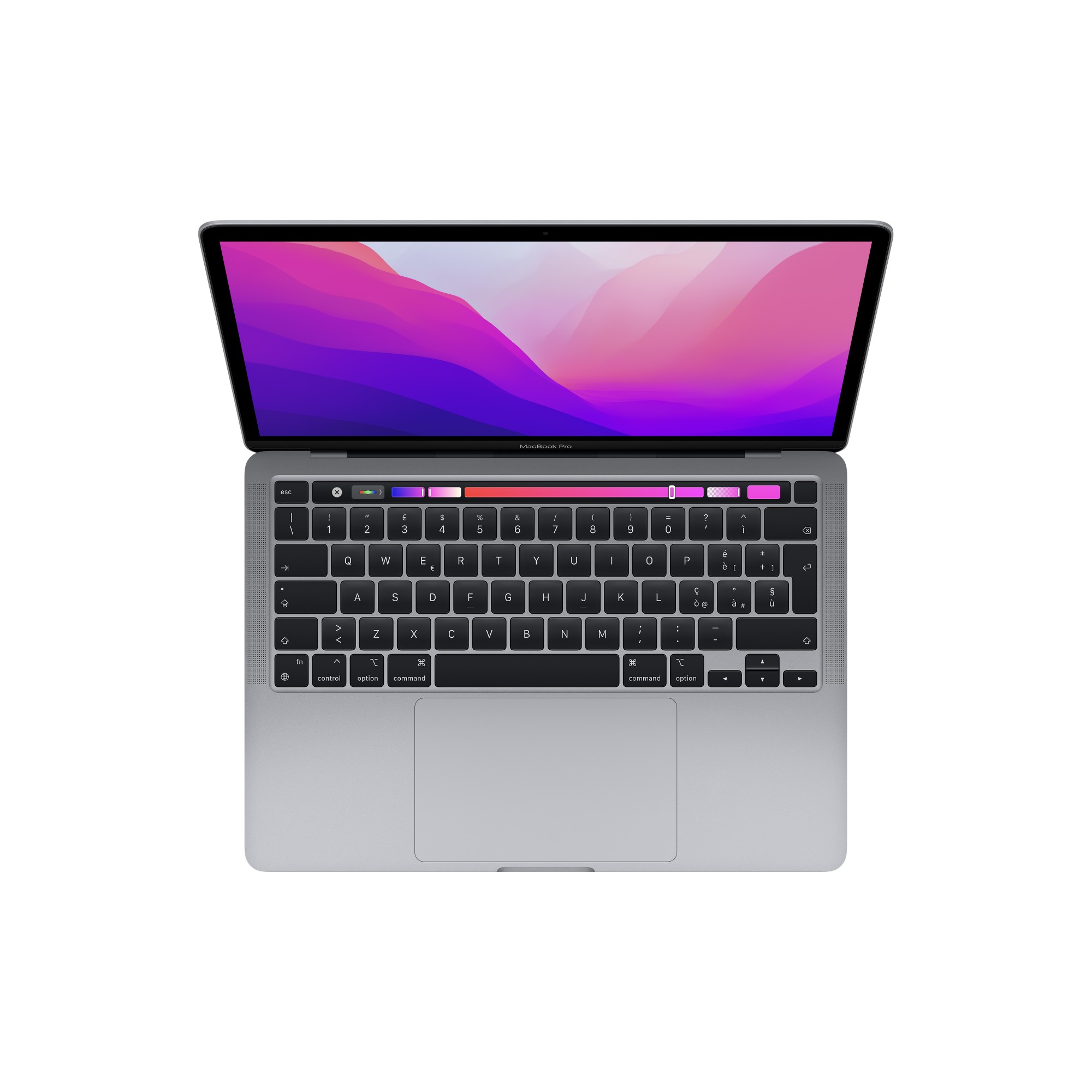 MacBook Pro, 13.3" IPS, 2560 x 1600, 500 cd/m?, 8-core Apple M2 chip, 8GB/512GB SSD, 10-core GPU, Thunderbolt/USB 4 x 2, Wi-Fi 6, Bluetooth 5.0, macOS