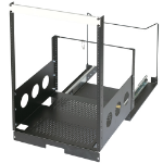 Chief POTR-12 rack cabinet Freestanding rack Black