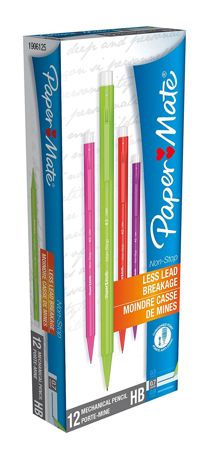 Image of Papermate Non-Stop mechanical pencil HB 0.7 mm 12 pc(s)