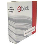 BLICK DISP S/A LABEL 19MM RED PK1280