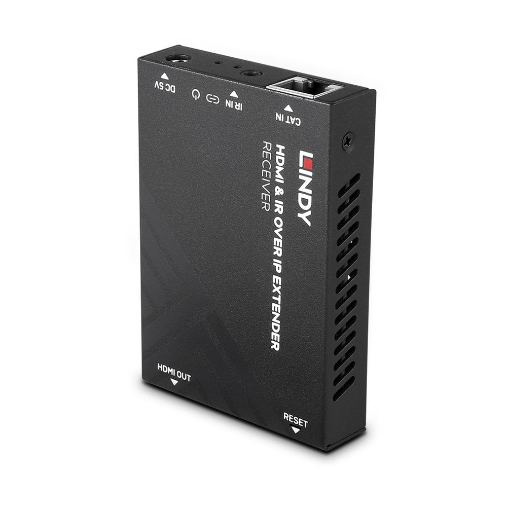 Image of Lindy 38399 AV extender AV receiver Black
