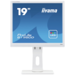 iiyama ProLite B1980D-W1 LED display 48.3 cm (19") 1280 x 1024 pixels SXGA White