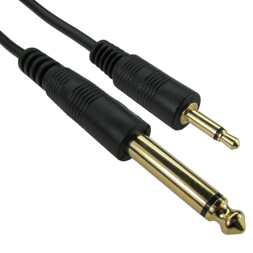 Cables Direct 0.5M 6.35Mm M - 3.5Mm M Mono