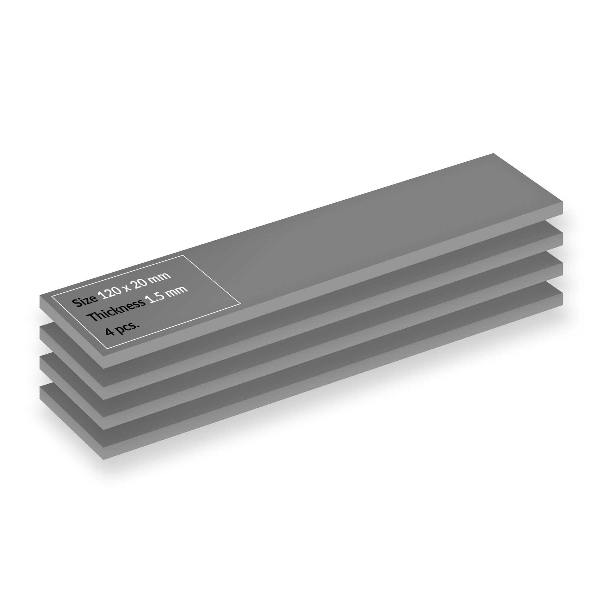 EU Product - Thermal pad Tp-4 120 x mm - 1.5 - 4er Pack - Cooling Accessory thumbnail
