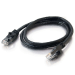 C2G Cat6a STP 0.5m cavo di rete Nero 0,5 m