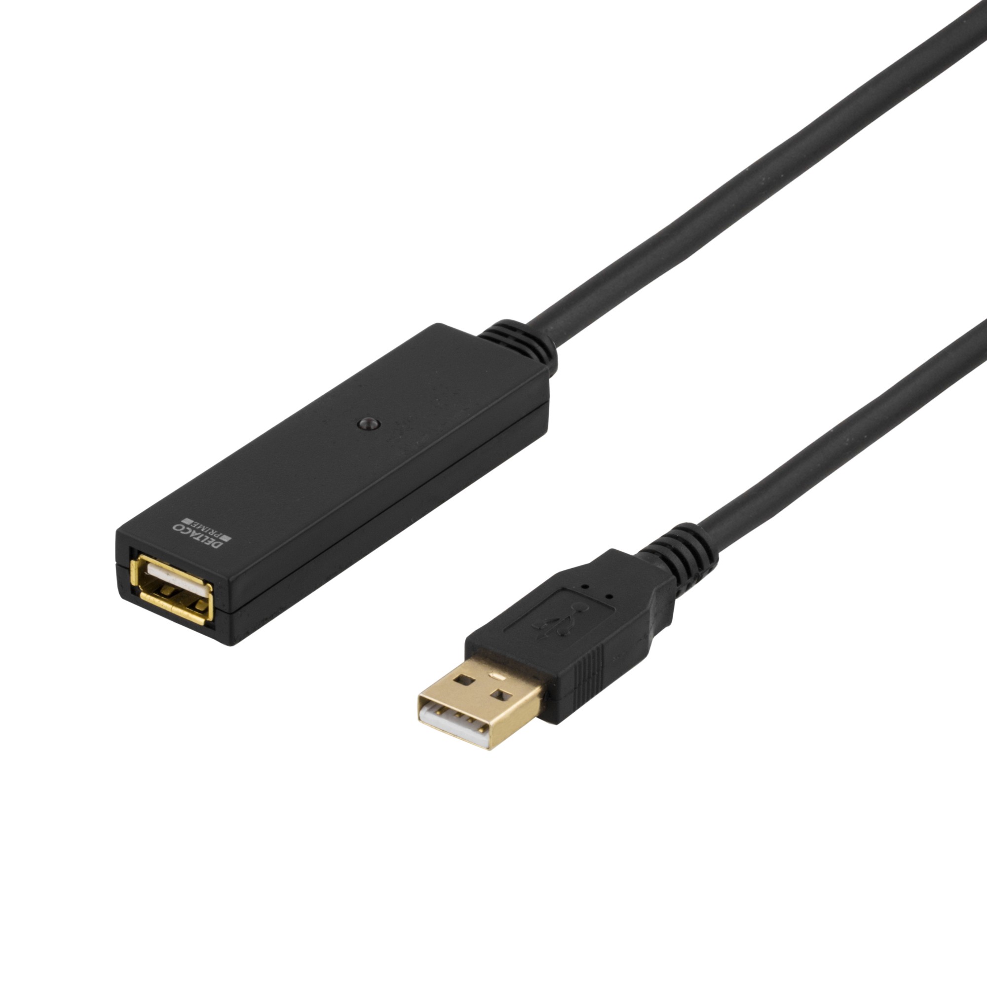 EU Product - Prime active USB 2.0 Extension cable, ha - ho 15m - Black thumbnail