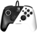 PDP Faceoff Deluxe+ Audio Wired Controller: Black & White