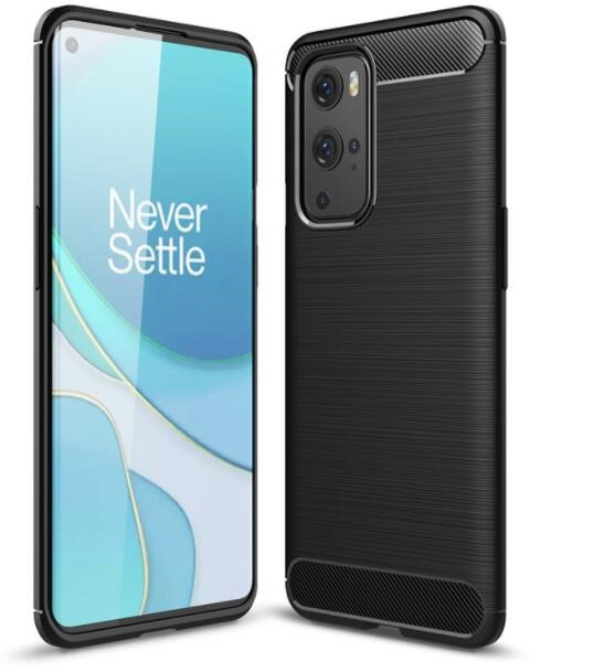 JLC OnePlus 9 Pro Brushed Silicone - Black
