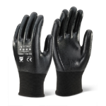 BEESWIFT Nitrile Fully Coated Polyester Black M