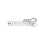 Mercury 429.776UK power extension 2 m 6 AC outlet(s) Indoor White