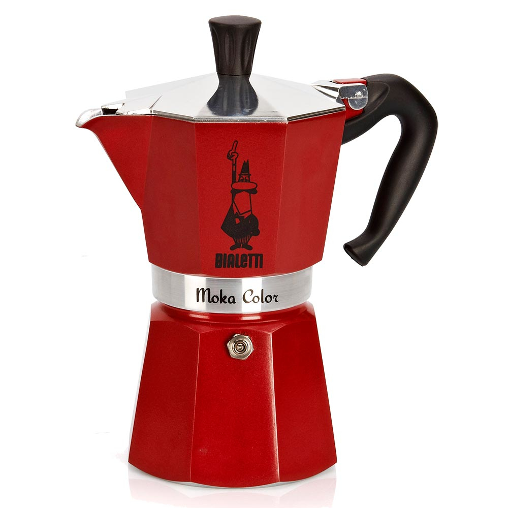 Image of Bialetti Moka Express - Moka pot - Red - Aluminum - 6 cups - 1 pc(s)