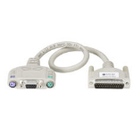Black Box EHN154A-0001 KVM cable White 11.8" (0.3 m)