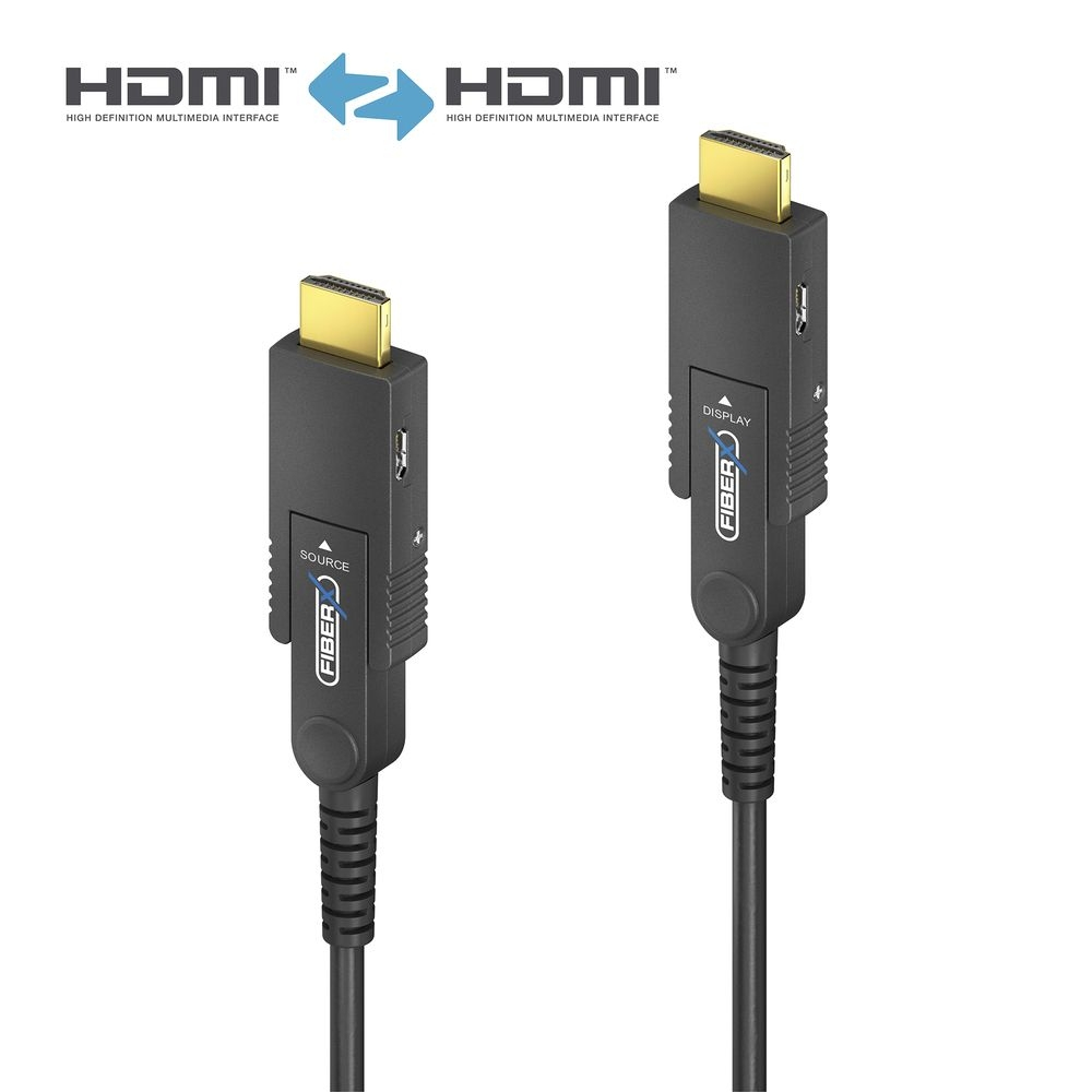 PureLink FiberX FX-I352-010 HDMI cable 10 m HDMI Type-A/HDMI Type-D Bl