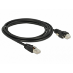 DeLOCK 85668 netwerkkabel Zwart 2 m Cat6 S/FTP (S-STP)